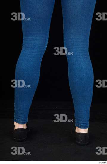 Calf Woman Jeans Average Studio photo references