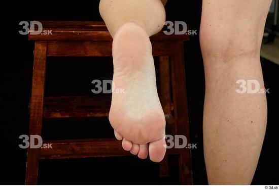 Foot Woman Nude Average Studio photo references