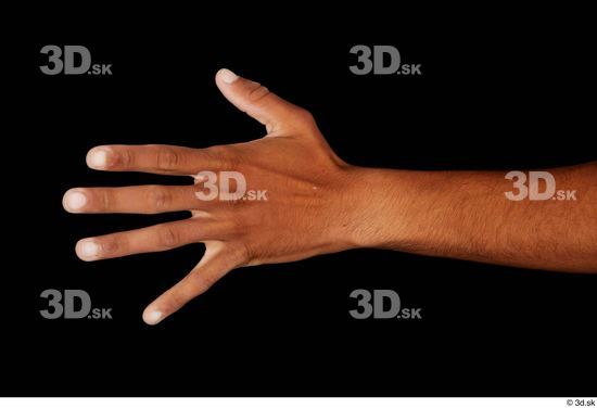 Hand Man Black Nude Slim Studio photo references