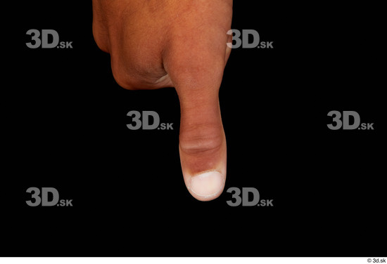 Fingers Man Black Slim Studio photo references