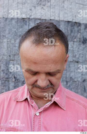 Head Hair Man White Casual Chubby Street photo references