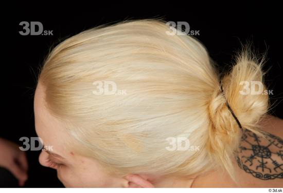 Hair Woman White Average Studio photo references