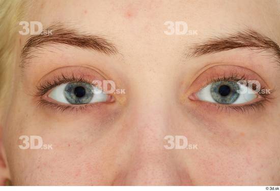 Eye Woman White Average Studio photo references