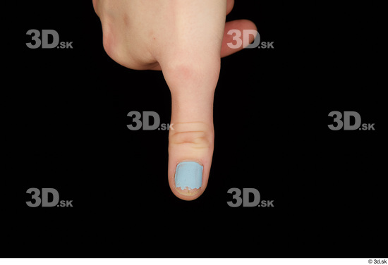 Fingers Woman White Average Studio photo references