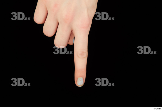 Fingers Woman White Average Studio photo references