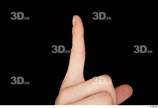 Fingers Woman White Average Studio photo references