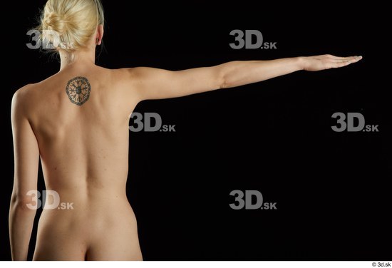 Arm Back Woman White Nude Average Studio photo references