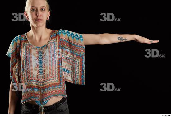 Arm Woman White Average Studio photo references