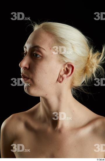 Head Woman White Studio photo references