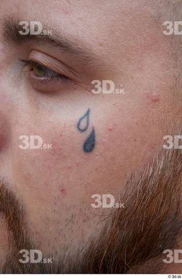 Man White Tattoo Casual Average Street photo references