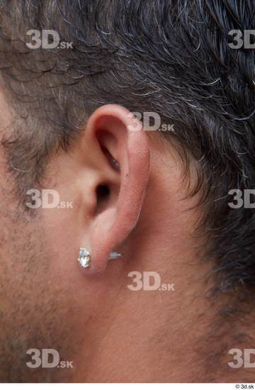 Ear Man White Casual Slim Street photo references