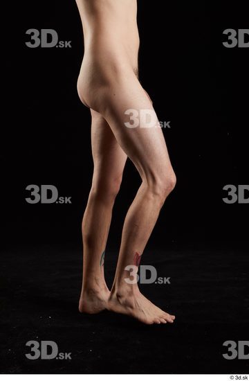 Man White Slim Male Studio Poses