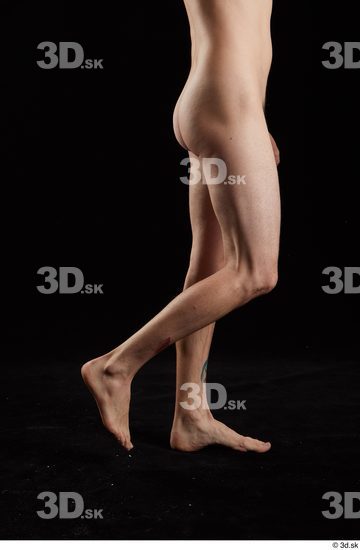 Man White Slim Male Studio Poses