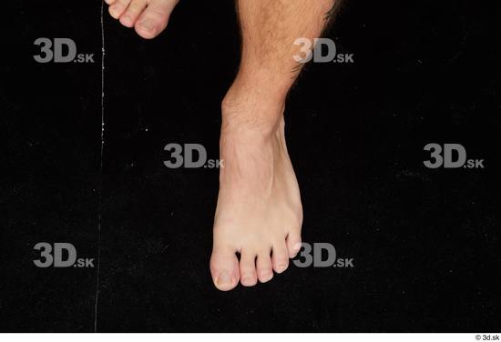 Foot Man Nude Average Studio photo references