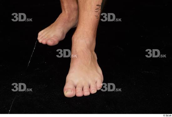 Foot Man Nude Average Studio photo references