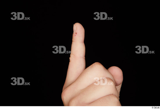 Fingers Man Average Studio photo references