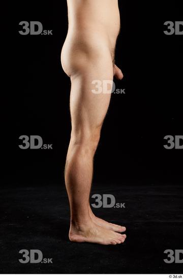 Leg Man White Nude Average Studio photo references