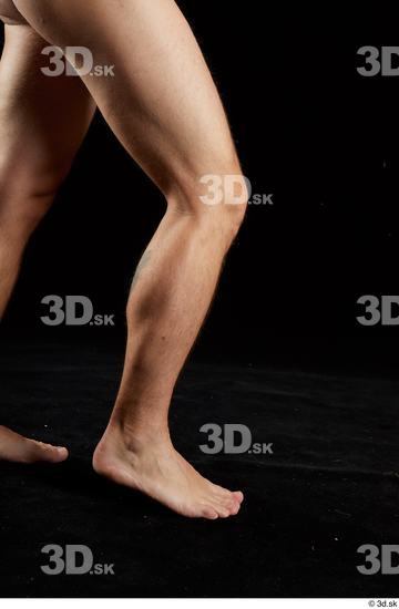 Calf Man White Nude Average Studio photo references