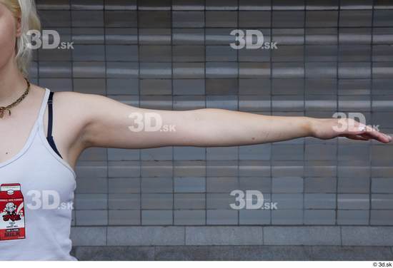 Arm Woman White Casual Slim Street photo references