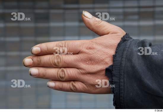 Hand Man White Casual Average Street photo references