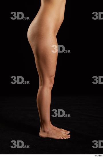 Woman White Slim Female Studio Poses