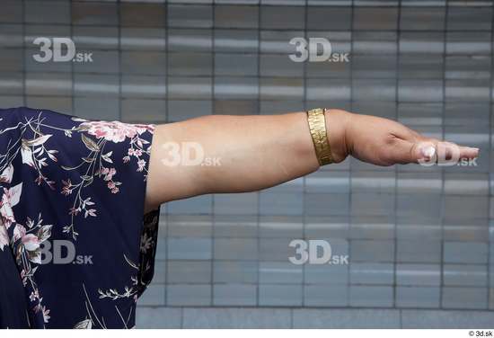 Arm Woman White Casual Overweight Street photo references