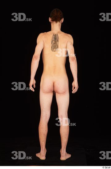 Whole Body Man White Nude Slim Standing Studio photo references