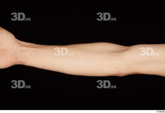 Forearm Man White Nude Slim Studio photo references