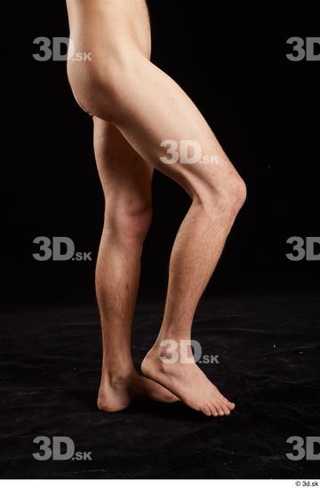 Leg Man White Nude Slim Studio photo references