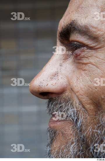 Nose Man Casual Slim Bearded Street photo references