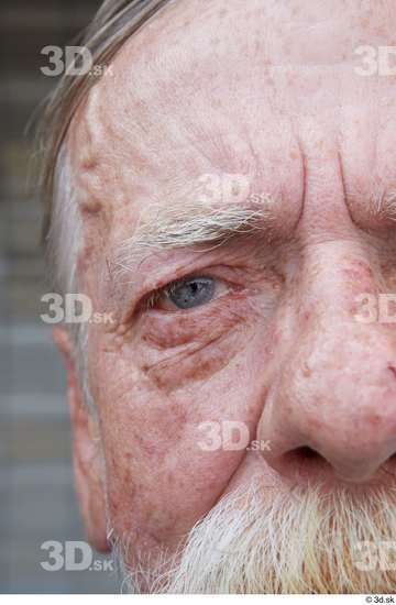 Eye Man White Casual Average Wrinkles Street photo references