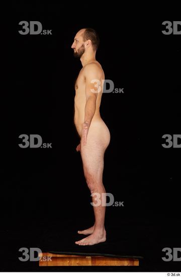 Whole Body Man White Nude Slim Standing Studio photo references