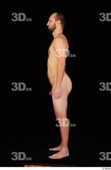 Whole Body Man White Nude Slim Standing Studio photo references