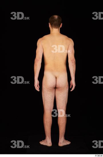 Whole Body Man White Nude Slim Standing Studio photo references