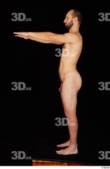 Whole Body Man White Nude Slim Standing Studio photo references