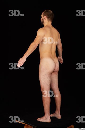 Whole Body Man White Nude Slim Standing Studio photo references