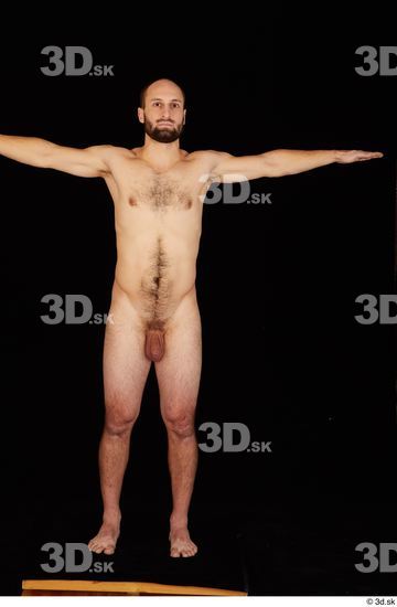 Whole Body Man White Nude Slim Standing Studio photo references