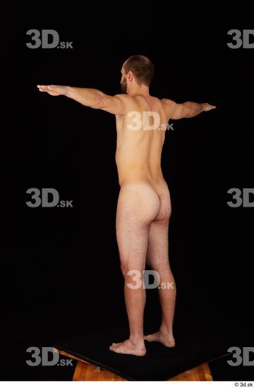 Whole Body Man White Nude Slim Standing Studio photo references