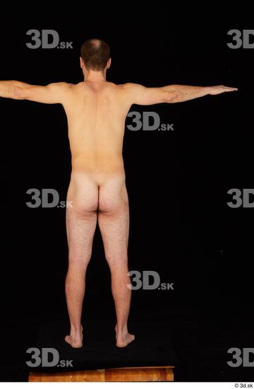 Whole Body Man White Nude Slim Standing Studio photo references