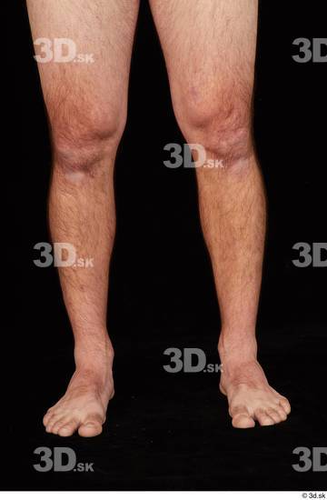 Calf Man White Nude Slim Studio photo references