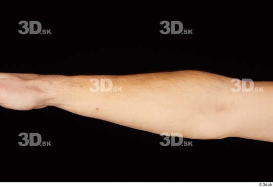 Forearm Man White Nude Slim Studio photo references