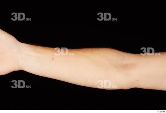 Forearm Man White Nude Slim Studio photo references