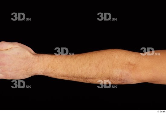 Forearm Man White Nude Slim Studio photo references