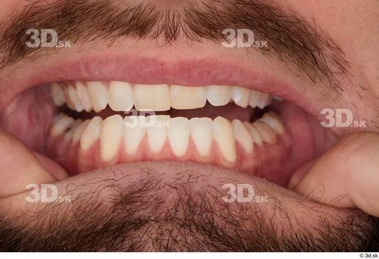 Teeth Man White Slim Studio photo references