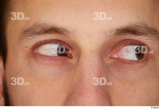 Eye Man White Slim Studio photo references