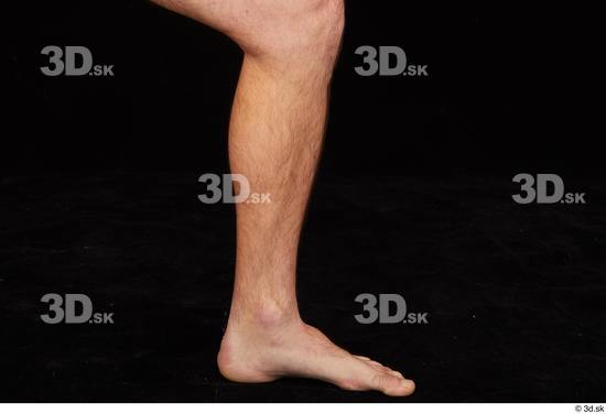 Calf Man White Nude Slim Studio photo references