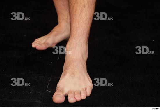 Foot Man White Nude Slim Studio photo references