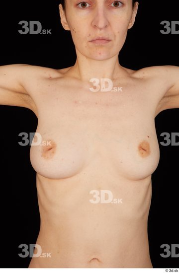Chest Breast Woman White Nude Average Studio photo references