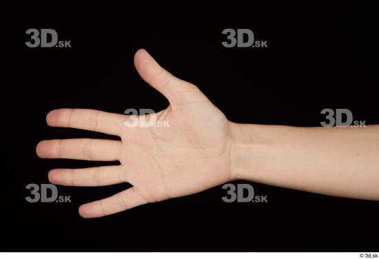 Hand Woman White Average Studio photo references