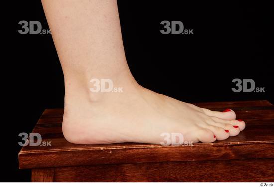 Foot Woman White Nude Average Studio photo references